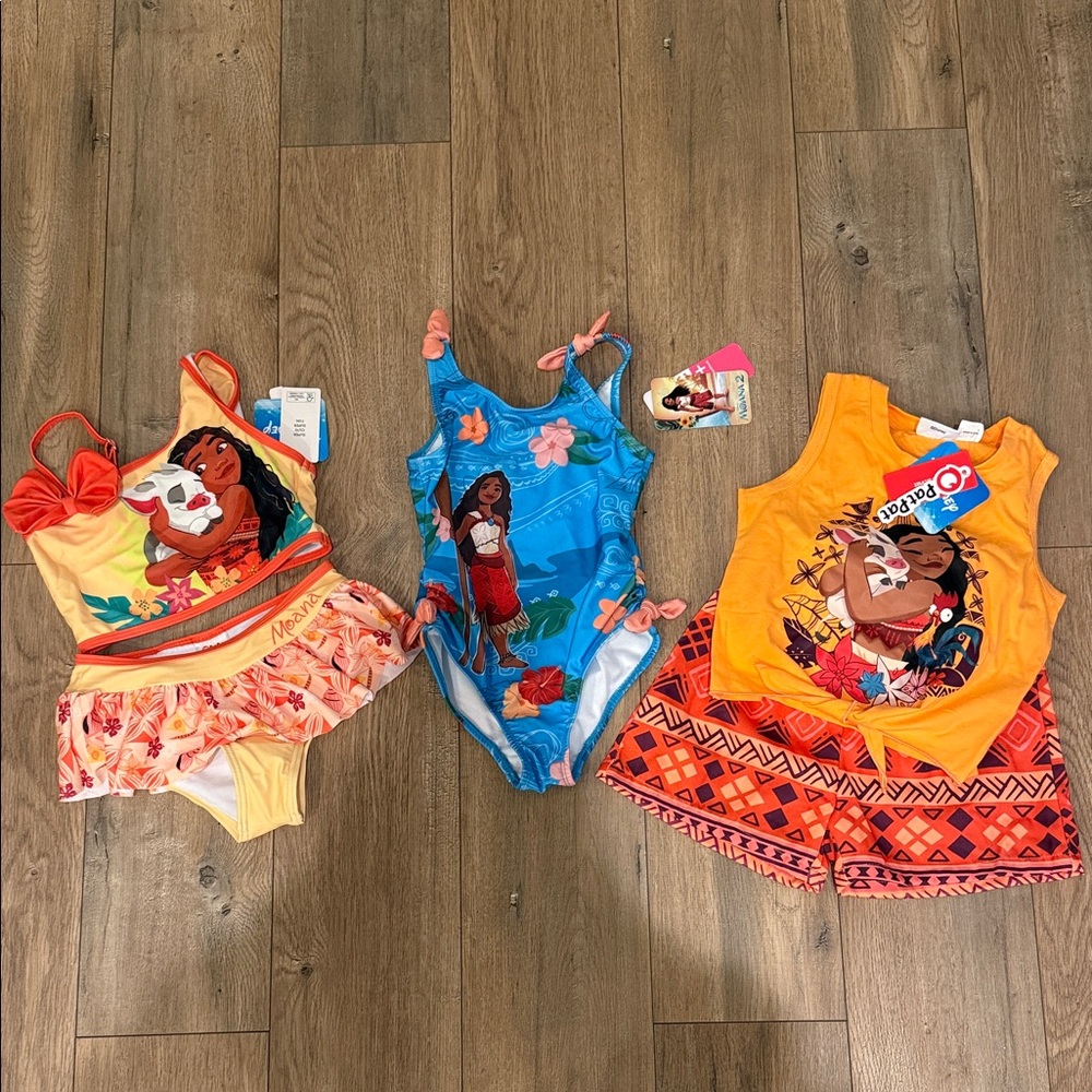 Moana Girls Swim Set